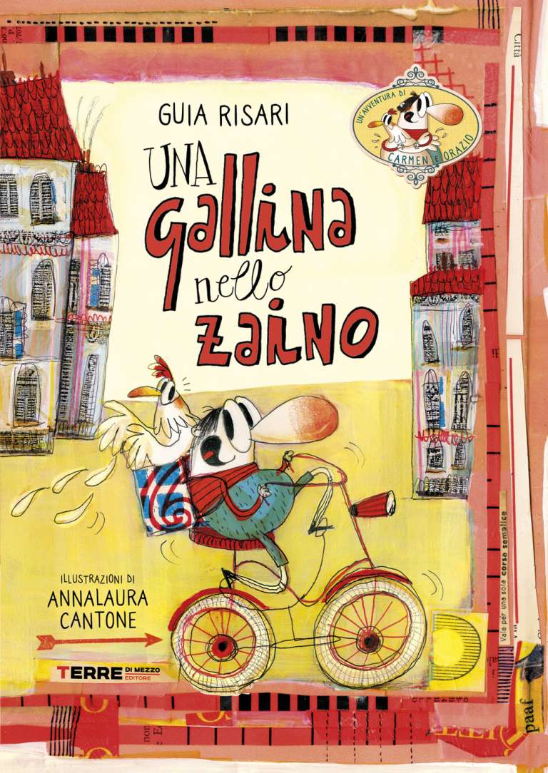 Una gallina nello zaino