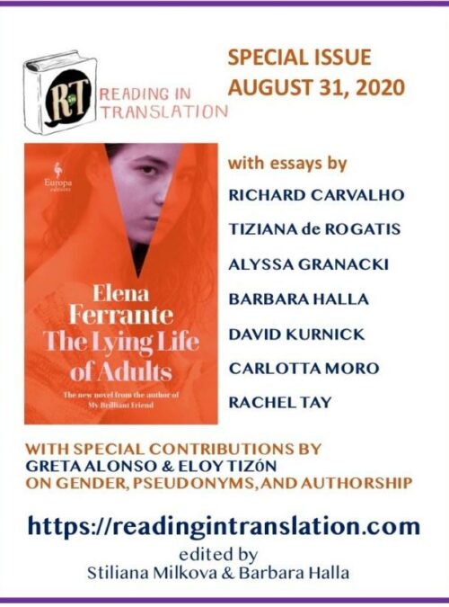 Reading in Translation, an online journal promoting the translation of books into English