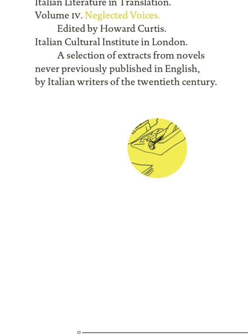 Londres: Italian Literature in Translation Vol. IV