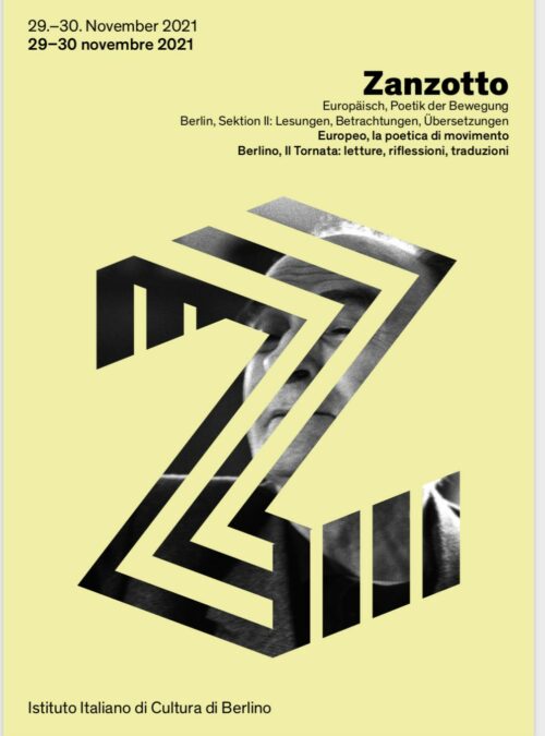 Berlin: colloque international sur Andrea Zanzotto