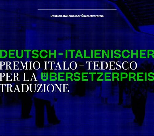 Le prix italo-allemand pour la traduction littéraire