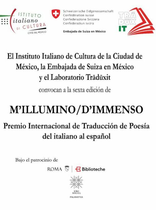 M’illumino / d’immenso  International Prize for the Translation of Poetry from Spanish into Italian
