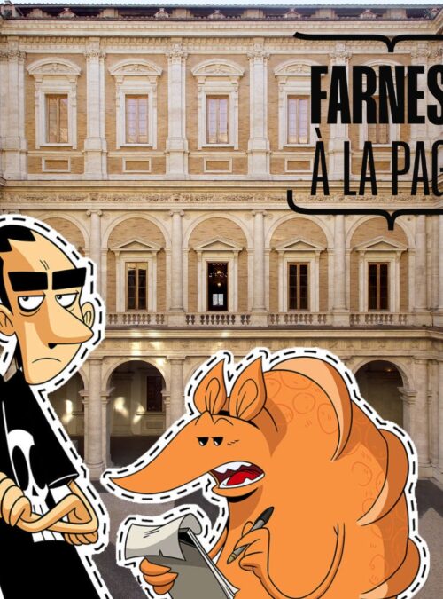 Zerocalcare and Italian comics at Palazzo Farnese.  Interview with Vincent Raynaud.