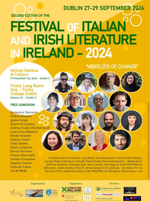 Dublin : Fiili – Festival of Italian and Irish Literature in Ireland 2024