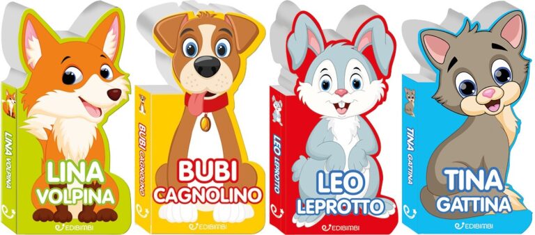 Simpatici Cuccioli: Lina Volpina / Bubi Cagnolino / Leo Leprotto / Tina Gattina