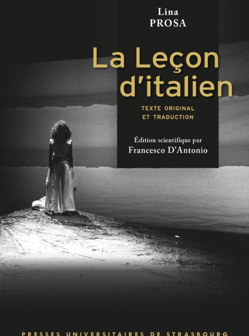 Un testo teatrale inedito di Lina Prosa pubblicato in Francia