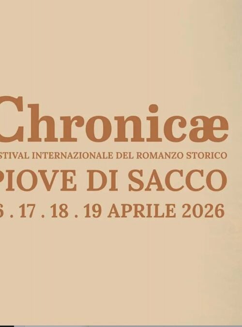 Il festival Chronic&aelig; 2026 per <i><b>newitalianbooks</i></b>