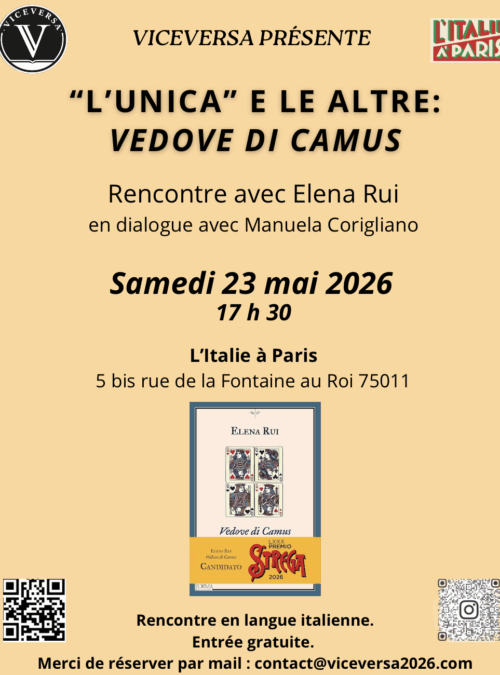 Paris : Elena Rui et « Les Veuves de Camus »