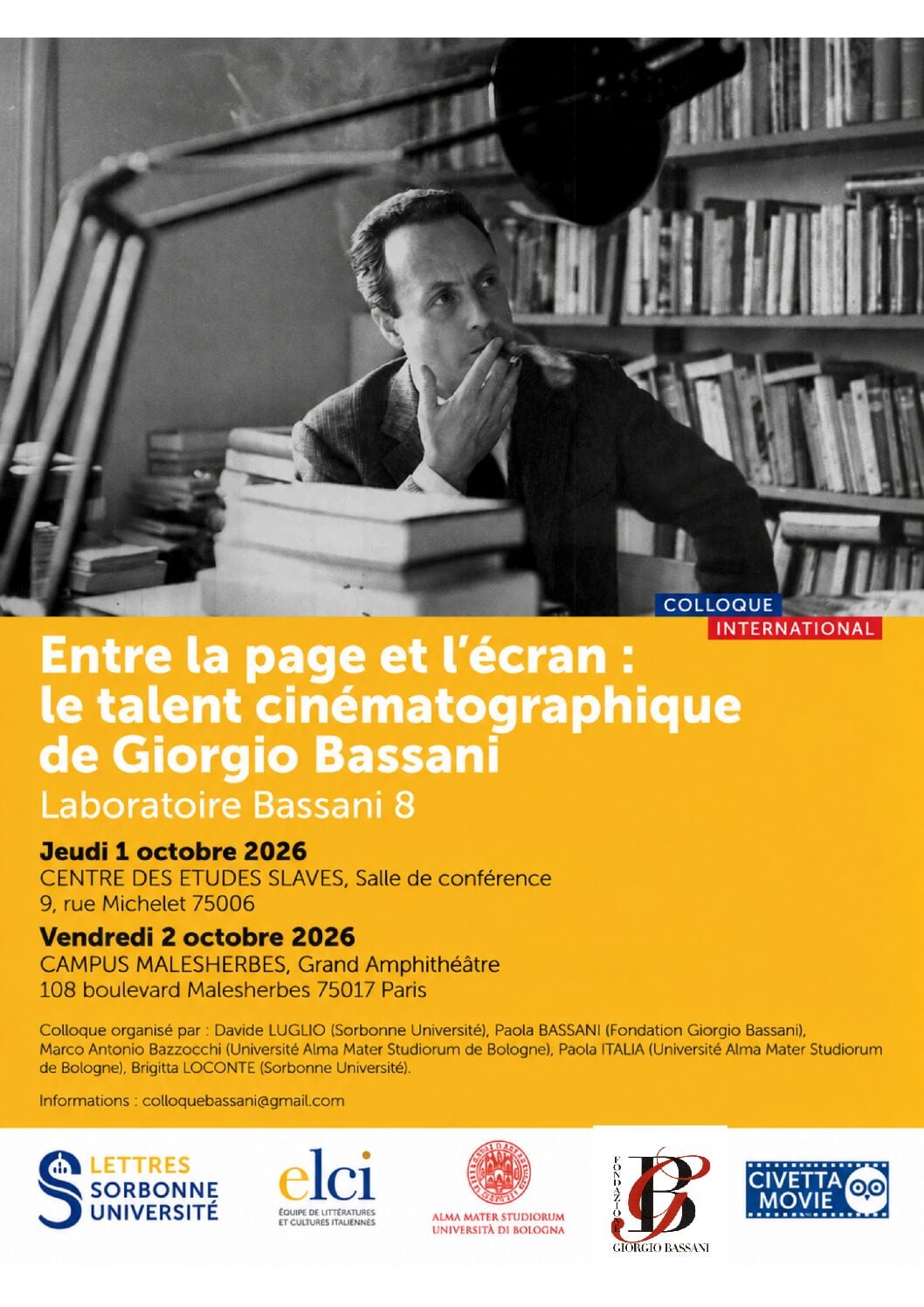 Giorgio Bassani and cinema