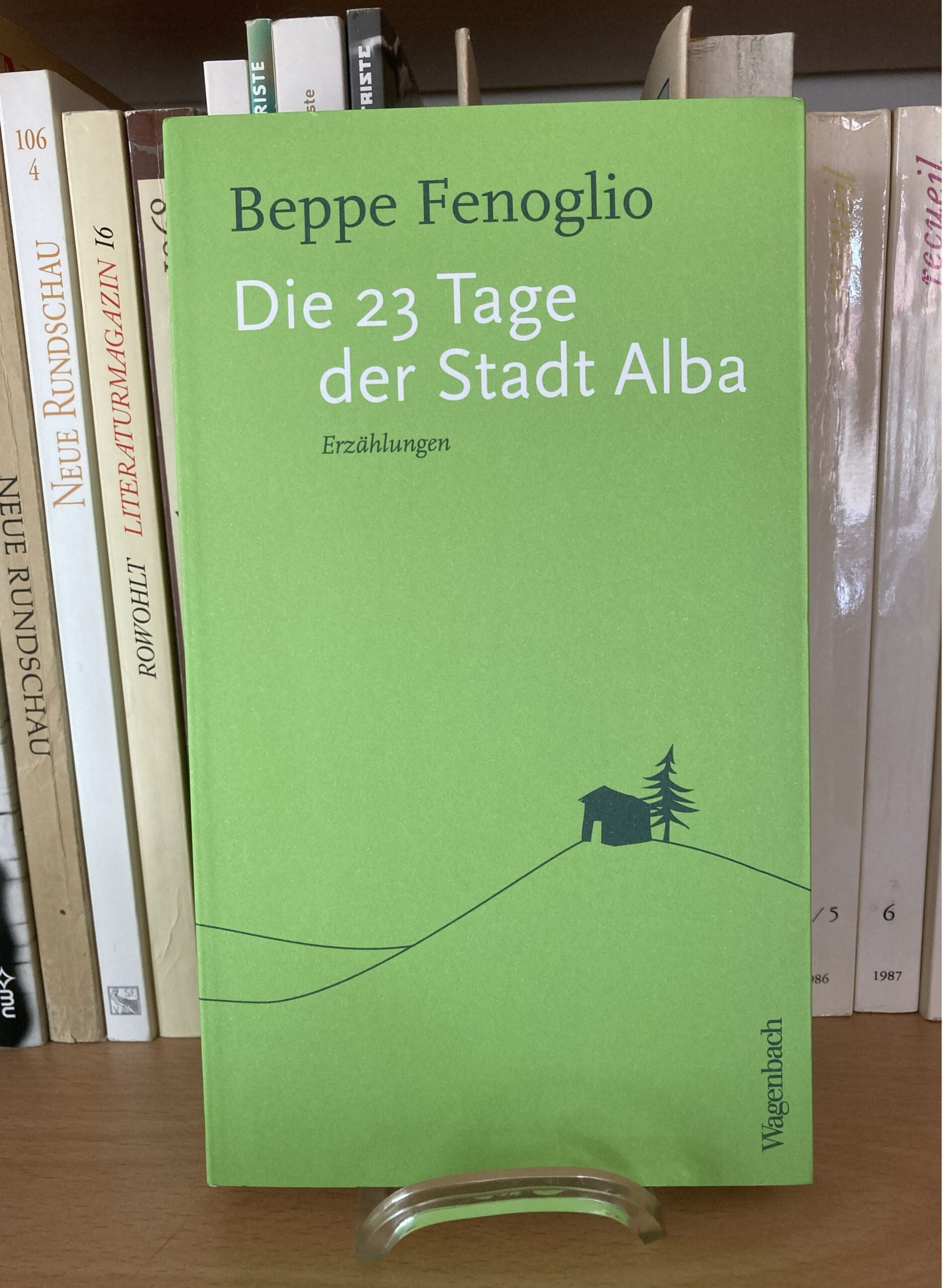 <i>Les Vingt-trois jours de la ville d’Alba</i> :  le premier livre de Fenoglio publié en allemand