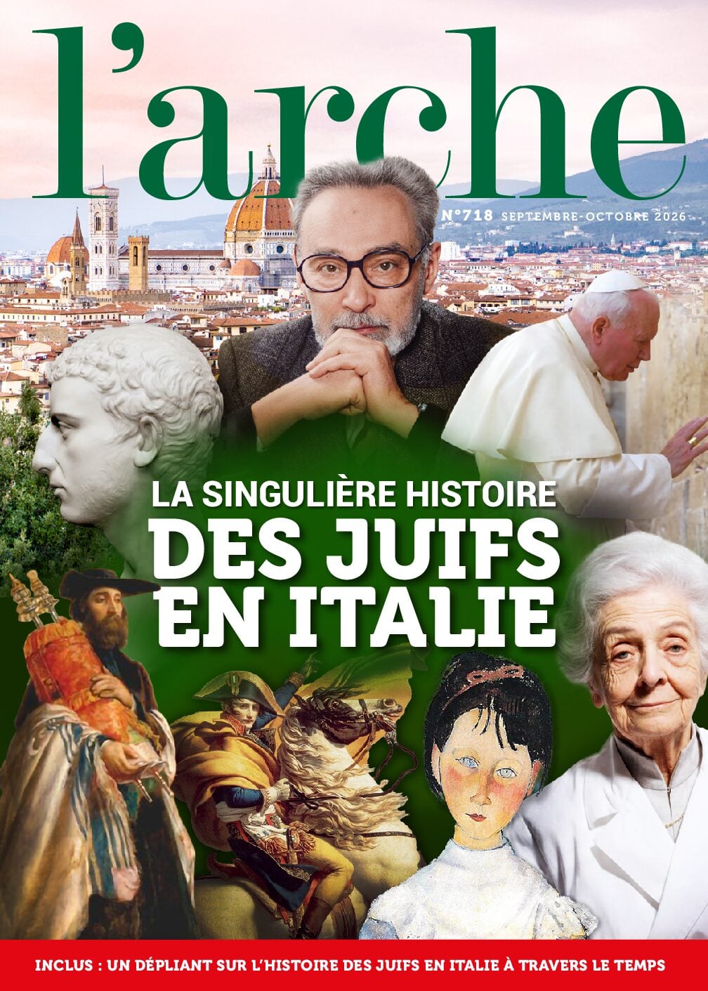 Judaism and Italian culture: a special issue of the magazine <I>L’Arche </i> is published in Paris